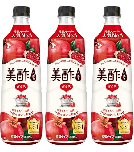 Amazon.co.jp: 美酢（ミチョ）ミニ 350ml みちょ 酢 ドリンク 果実酢